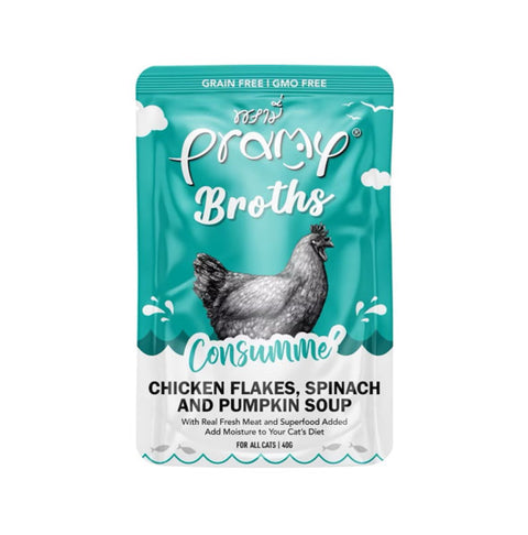 برامي شوربة رقائق الدجاج بالسبانخ واليقطين 40 جم