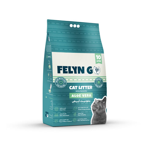 Felyn Go Cat Litter Bentonite High Clumping Aloe Vera Scent