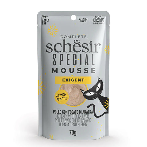 Schesir Complete Special Chicken with Duck Liver Mousse for Adult Cats 70g