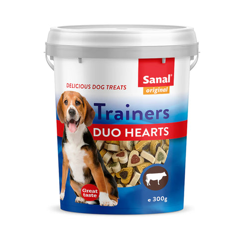 Sanal Trainers Duo Hearts Beef for Dog 300g