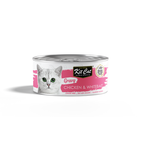 Kit Cat Gravy Chicken & Whitebait 70g