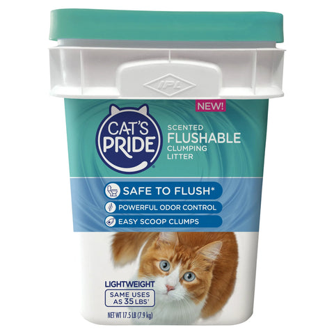 Flush clumping cat litter best sale