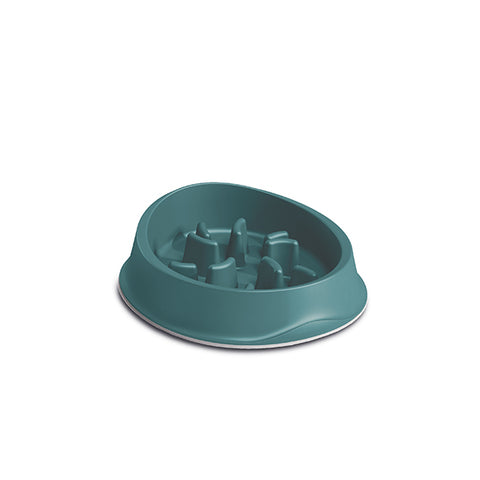 Stefanplast Slow Feeder Chic Bowl 0.5 Liter Green