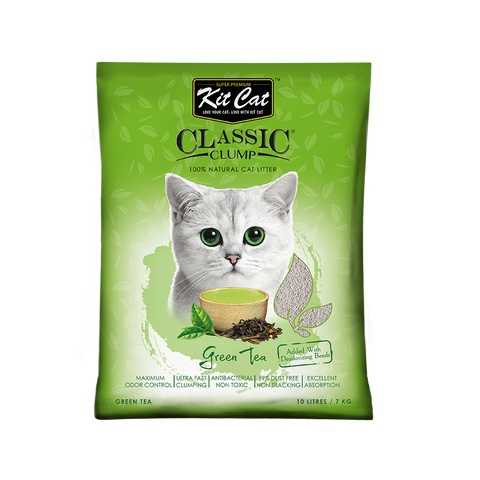 Kit Cat Classic Clumping Litter Green Tea 7kg