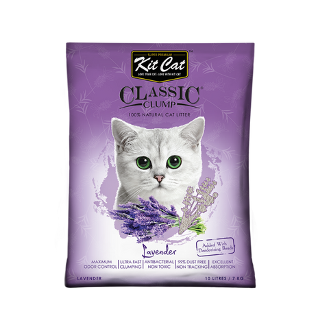 Kit Cat Classic Clumping Litter Lavendar 7kg