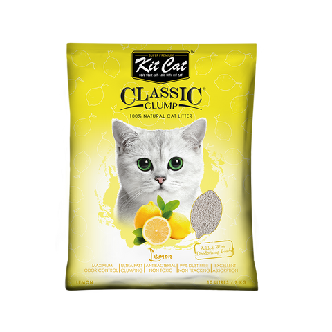 Kit Cat Classic Clumping Litter Lemon 7kg