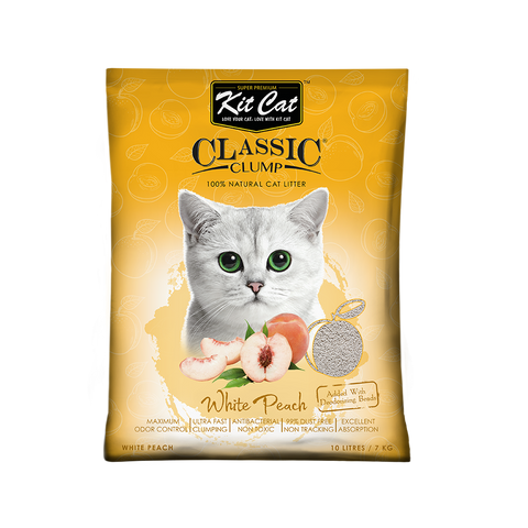 Kit Cat Classic Clumping Litter Peach 7kg