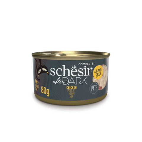 Schesir After Dark Pâté Wet Food with Chicken for Adult Cats