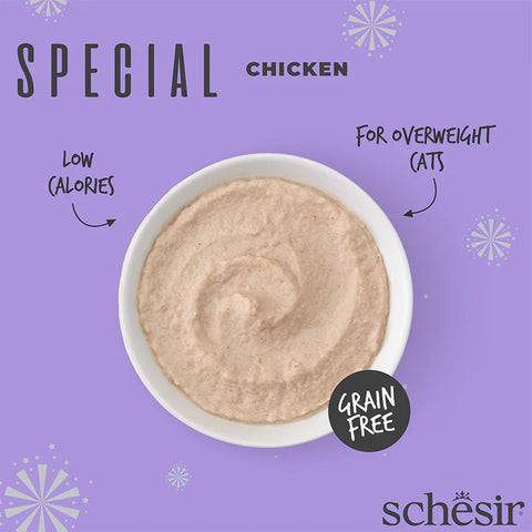 Schesir Complete Special Chicken in Mousse for Adult Cats 70g