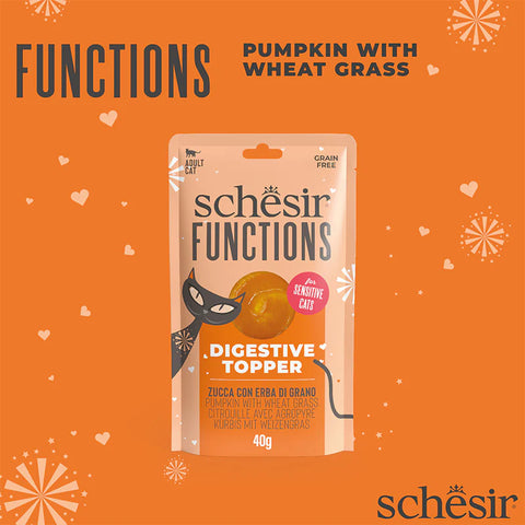 Schesir Functions Pumpkin with Wheat Grass in Puree 40g