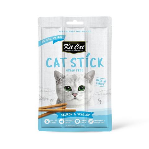 Kit Cat Salmon & Scallop Sticks Cat Treat 15g