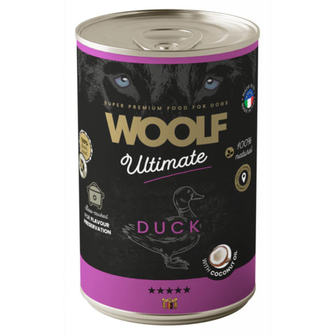 Woolf Ultimate Wet Food with Duck & Coconut Oil for Dogs