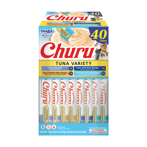 Inaba Churu Tuna Variety Treats for Cats 40x14g