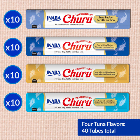 Inaba Churu Tuna Variety Treats for Cats 40x14g