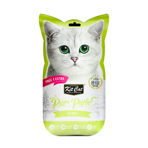 Kit Cat Purr Puree Salmon for Cats