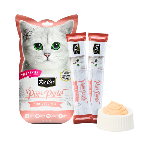 Kit Cat Purr Puree Tuna & Egg Yolk