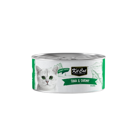 Kit Cat Deboned Wet Food with Tuna & Shrimp for Adult Cats & Kittens