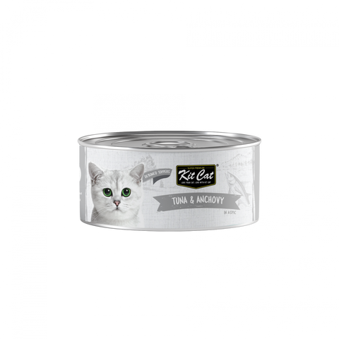 Kit Cat Deboned Wet Food with Tuna & Anchovy for Adult Cats & Kittens