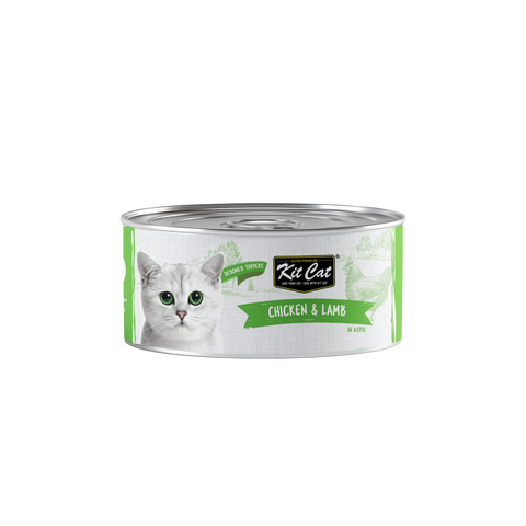 Kit Cat Deboned Wet Food with Chicken & Lamb for Adult Cats & Kittens