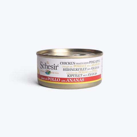 Schesir Chicken & Pineapple for Cats 75g cans