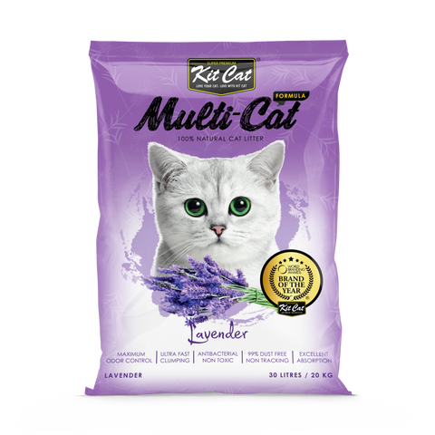 Kit Cat Classic Clumping Litter Lavendar 20kg