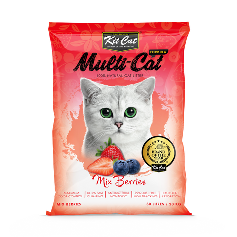 Kit Cat Multi Litter Strawberry 20kg