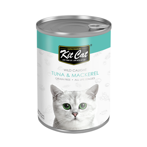 Kit Cat Grain Free Wild Caught Tuna & Mackerel 400g