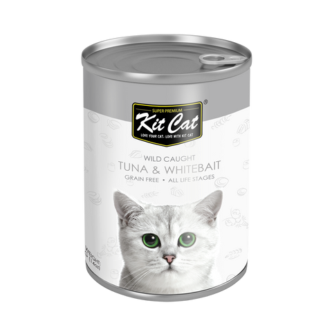 Kit Cat Grain Free Wild Caught Tuna & Whitebait 400g