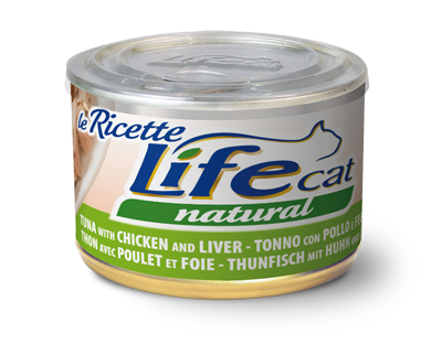 Life Cat Tuna with Chicken Liver Adult Cats 150g