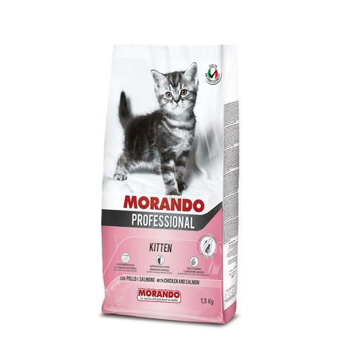 Morando Professional Dry Food Chicken with Salmon for Kittens 1.5kg