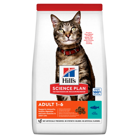 Hill's Science Plan Dry Food with Tuna for Adult Cats 1.5 kg