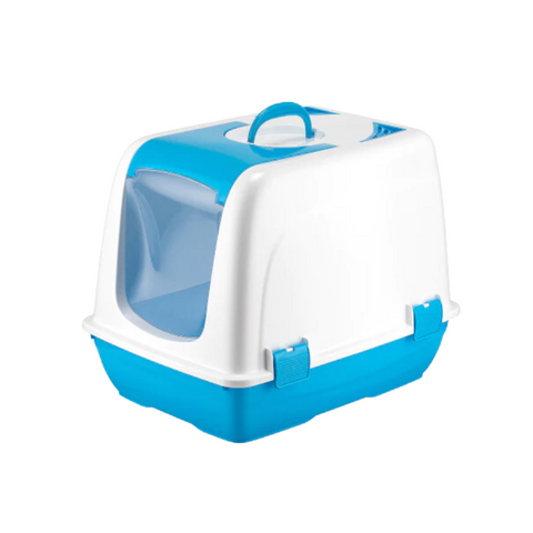 Canine Go Cat Litter Box Big - Turquoise Blue - Large