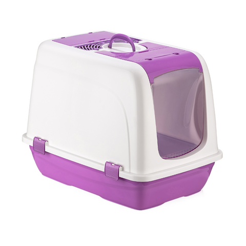 Canine Go Cat Litter Box Small - Violet - Small