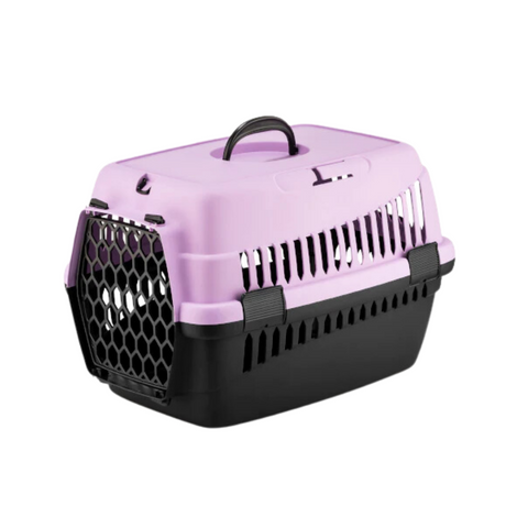 Canine Go Pet Carriage Bag Colored - Soft Pink/Black