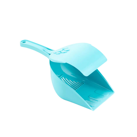 Canine Go Pet Litter Scoop With Cover - Turouoise Blue