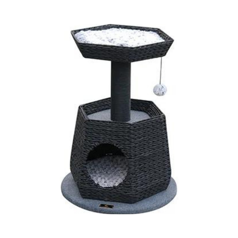 Feline Go Cat Tree 1 Cave 1 Bed Circle Base