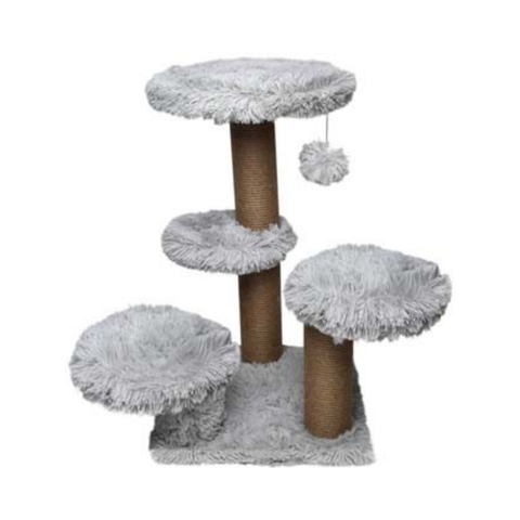 Feline Go Scratching Tree Grey 86x65x111cm