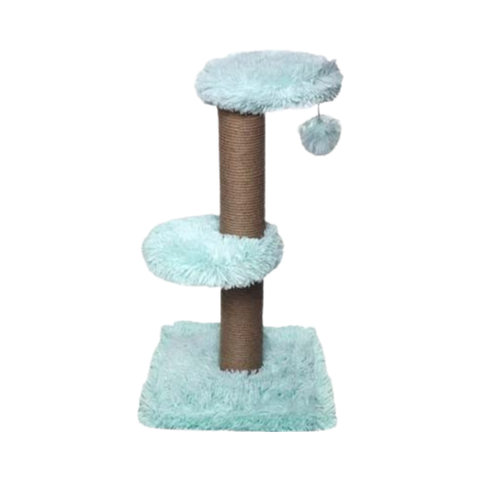 Feline Go Scratching Tree Light Blue 34x34x67cm