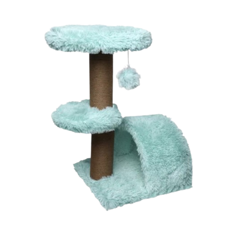 Feline Go Scratching Tree Light Blue 53x39x67cm