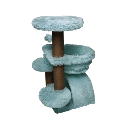 Feline Go Scratching Tree Light Blue 65x60x84cm