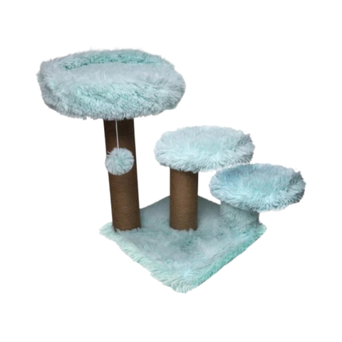 Feline Go Scratching Tree Light Blue 65x65x60cm