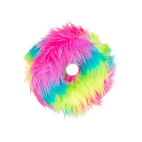 GoDog Furballz Rings Pink M Toy for Dogs