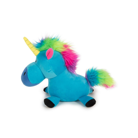 GoDog Unicorns Blue L Toy for Dogs