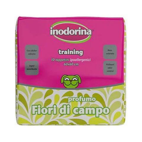 Inodorina Dog Training Pads Flower 10pads 60x60cm