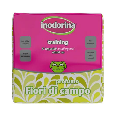 Inodorina Dog Training Pads Flower 10pads 60x90cm