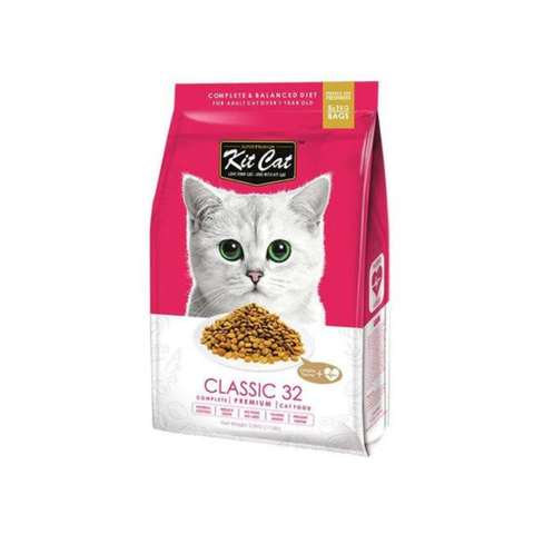 Kit Cat Classic Dry Food for Adult Cats with Taurine Added 1.2kg