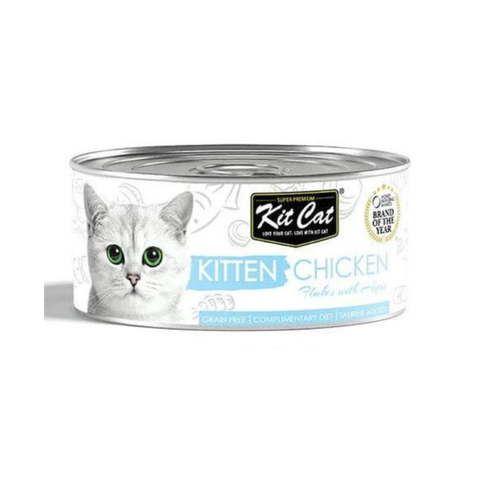 KIt Cat KITTEN Chicken with Flakes 80g