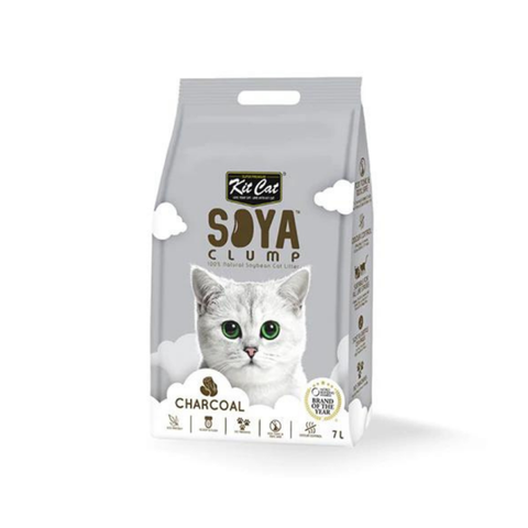 Kit Cat SoyaClump Litter Charcoal 7L