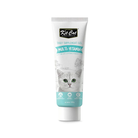 Kit Cat Daily Supplement Gel Multivitamin for Cat & Kittens 120g