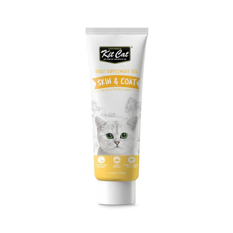 Kit Cat Daily Supplement Gel Skin & Coat for Cat & Kittens 120g